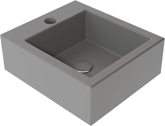 SQULAV20 Подвесная раковина настенная GSG CERAMIC SQUARE