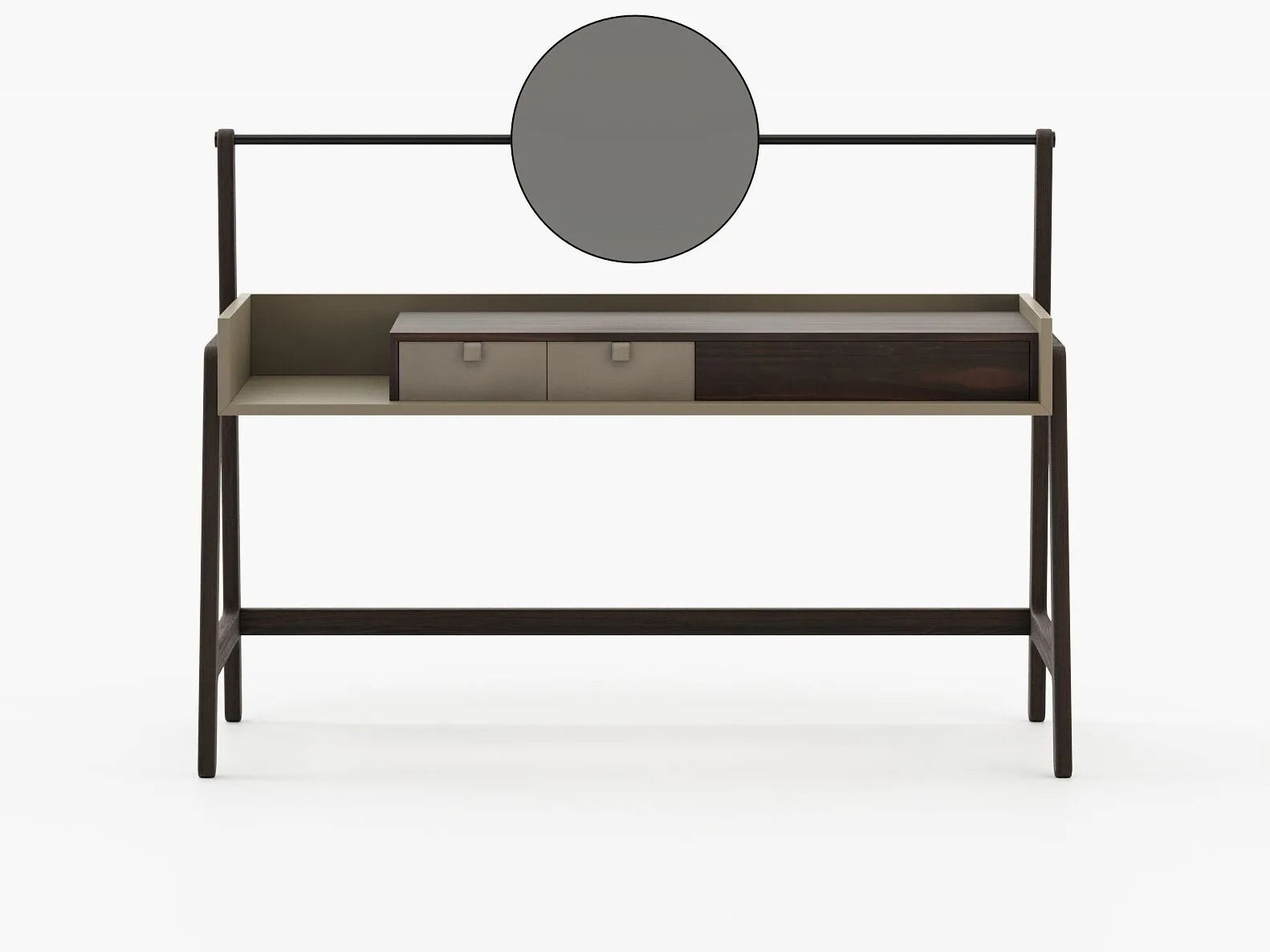 Деревянный туалетный столик Laskasas холст ARCH-00054648 - Вид №4