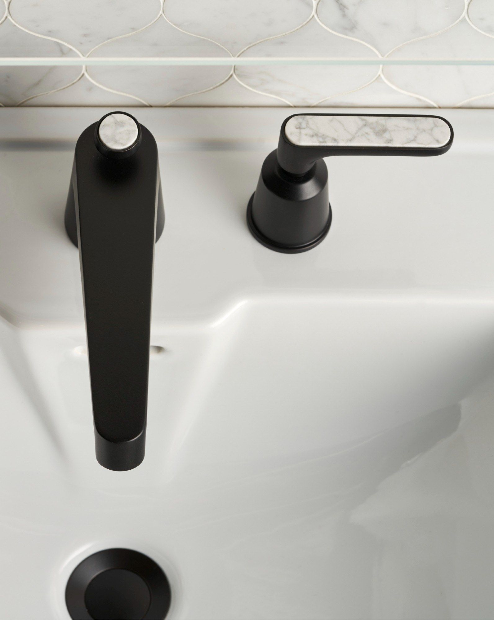 Смеситель для раковины с 3 отверстиями Devon&Devon Twenties ARCH-00098972 - Вид №9