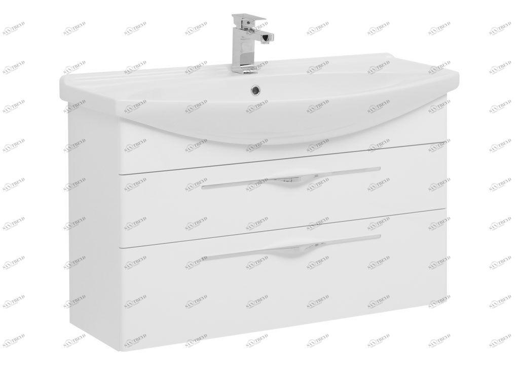 Тумба под раковину Aquanet Ирвин 105 белый sun-id-275365