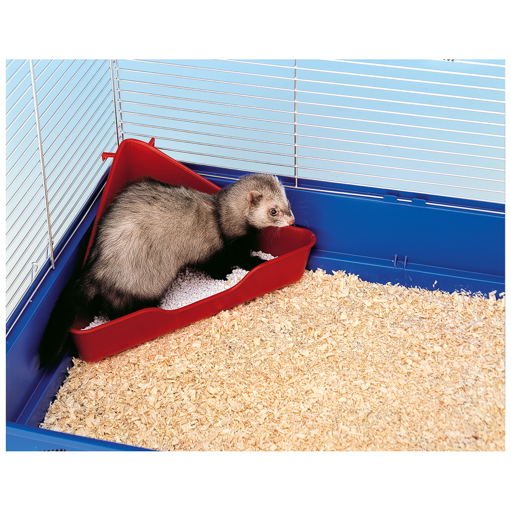 Т0029038 Туалет для грызунов L 370 для хорьков 27x27x17см FERPLAST  - Вид №1
