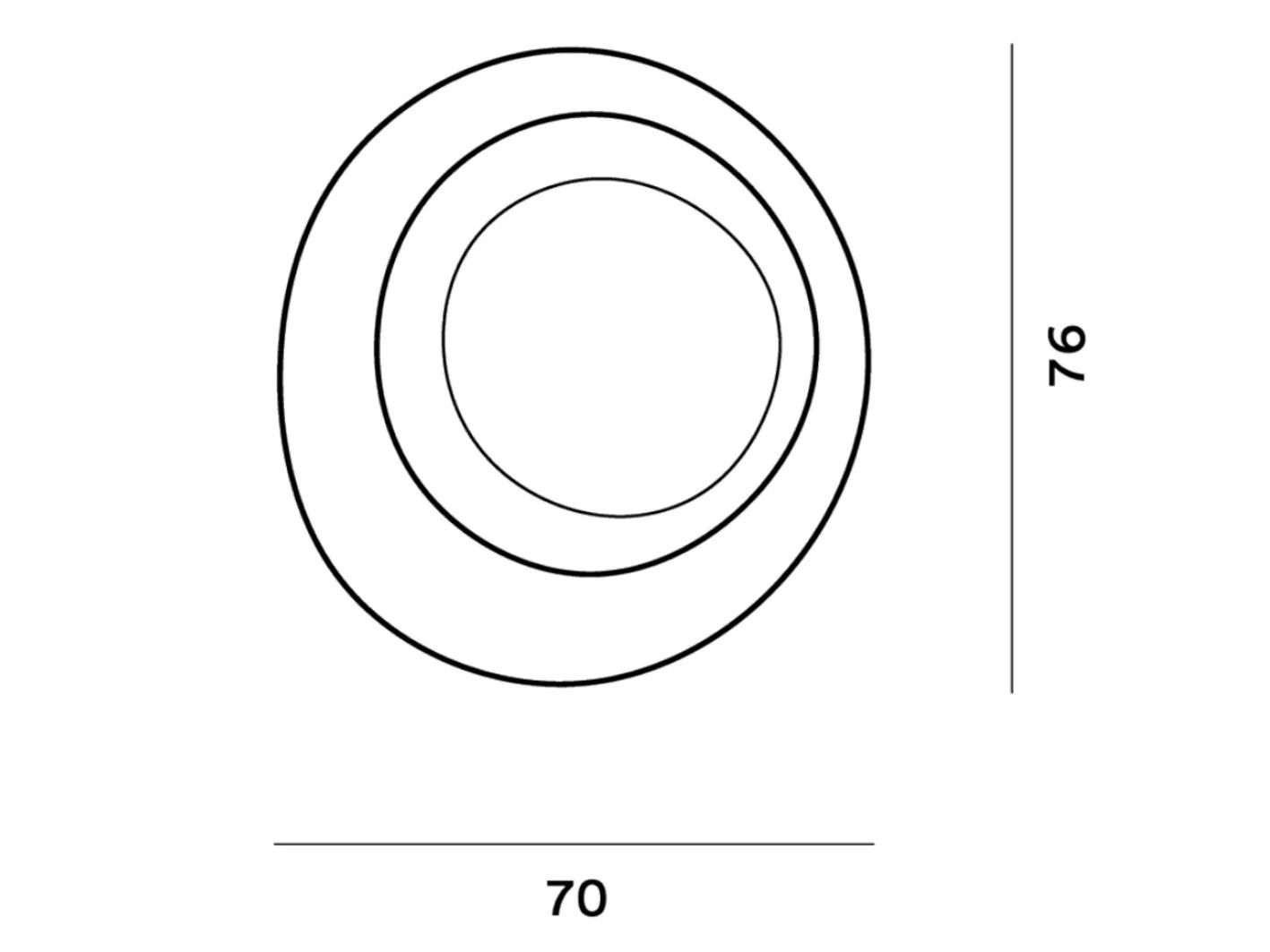 Светодиодный настенный светильник из поликарбоната Foscarini ARCH-00061904 - Вид №6