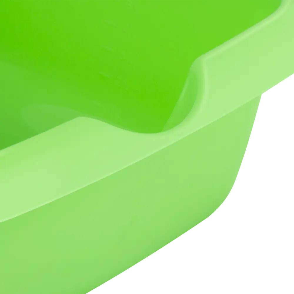 Таз квадратный Matrika 4.8 л пластик цвет зелёный MARTIKA STLM-2041588 - Вид №1