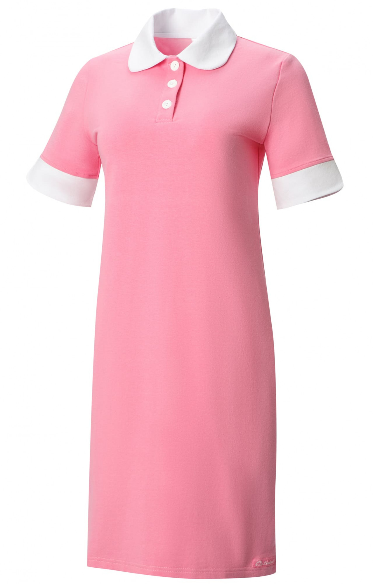64669 Платье-поло трикотажное цвет PINK (розовый) GRACE  Одежда для обслуживающего персонала  размер 52 (XXL) 