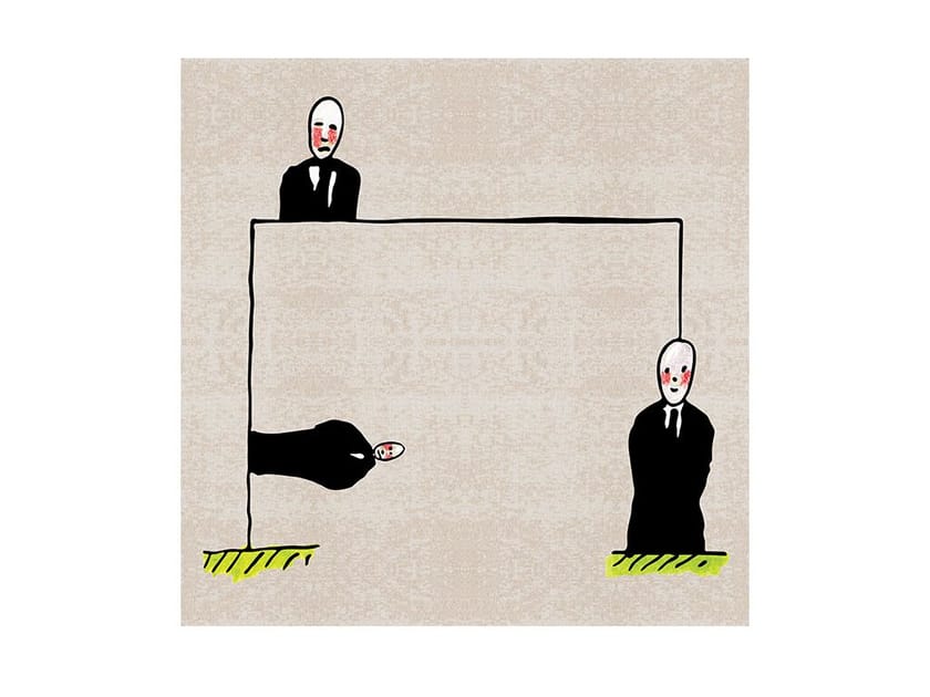 Квадратный ковер Qeeboo Genetic Tales Carpet ARCH-00149527