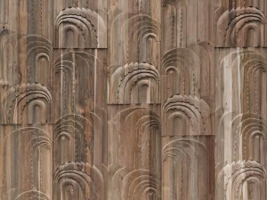 Wonderwall Studios Трехмерная облицовка деревом Derelict houses