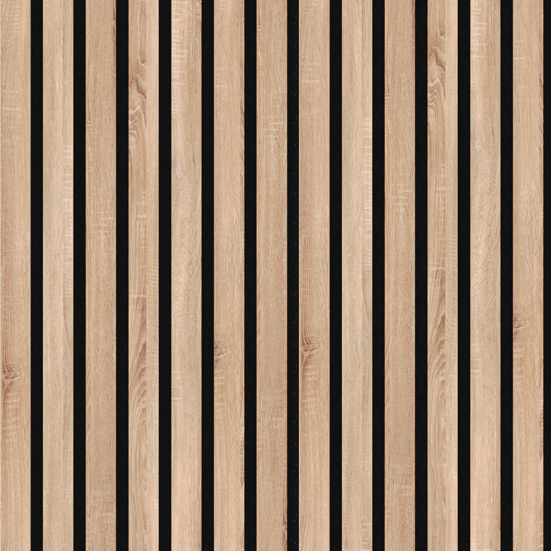 Панель Стеновая Акустическая Stella Trend Standart Дуб Сонома 2780х600х21 (уп.1шт.) STSR-12 - Вид №2