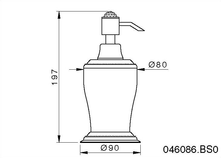 Bronces Mestre Дозатор для жидкого мыла Boutique 046086.bs0.00 - Вид №2