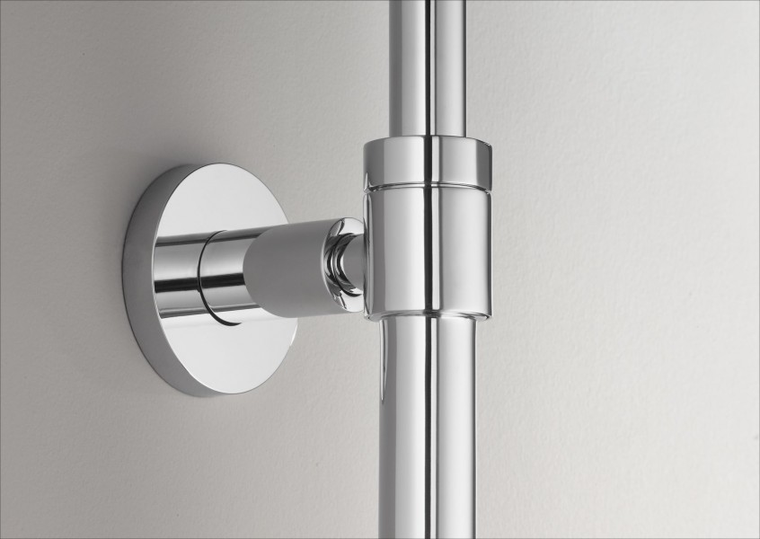 E99741-CP Душевая колонна с термостатическим смесителем , верхним и ручным душем Jacobdelafon JULY Santreyd - Вид №1