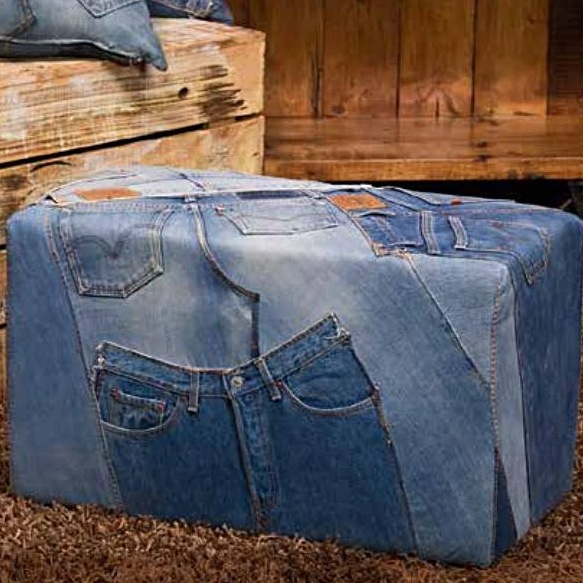 006573 Прямоугольный пуф Contradiction Jeans Santreyd - Вид №1