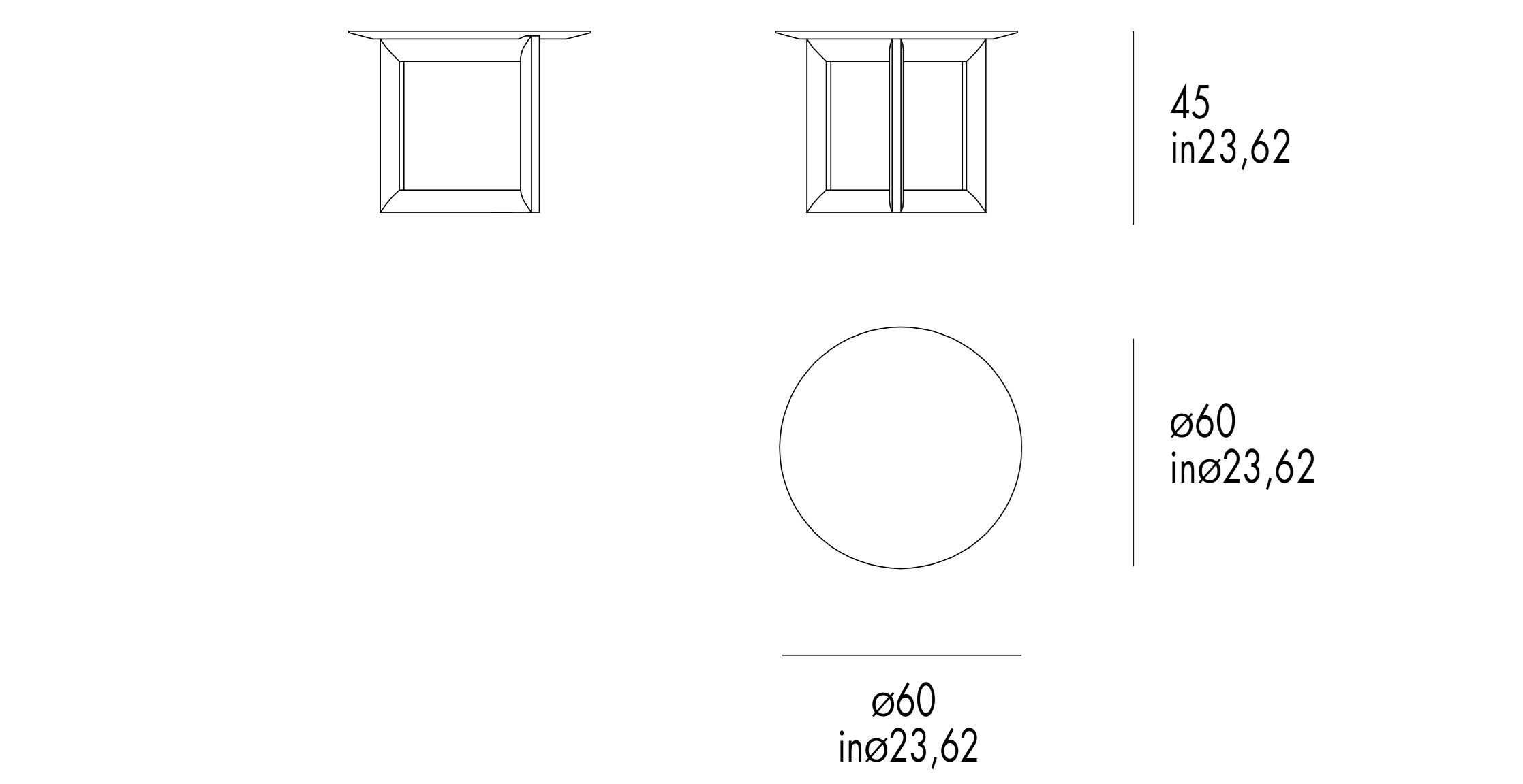 Круглый журнальный столик Grilli ARCH-00011860 - Вид №1