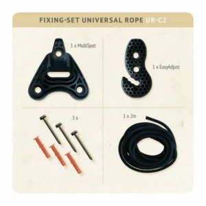 Крепление для гамаков Universal Rope 2m IMPEX  132302 Серый
