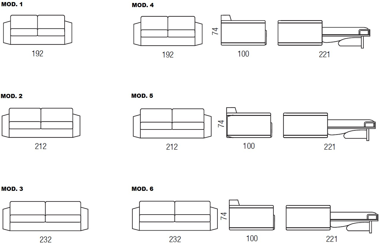 Milano Bedding Модульный диван-кровать Melvin sun-id-1361882 - Вид №5