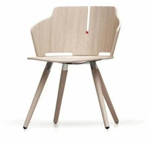 Luxy Стул из ламинированного дерева с подлокотниками Prima