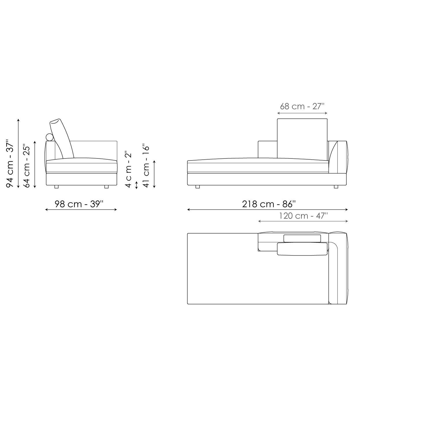 Ткань диван BONALDO LIAM ARCH-00067700 - Вид №36