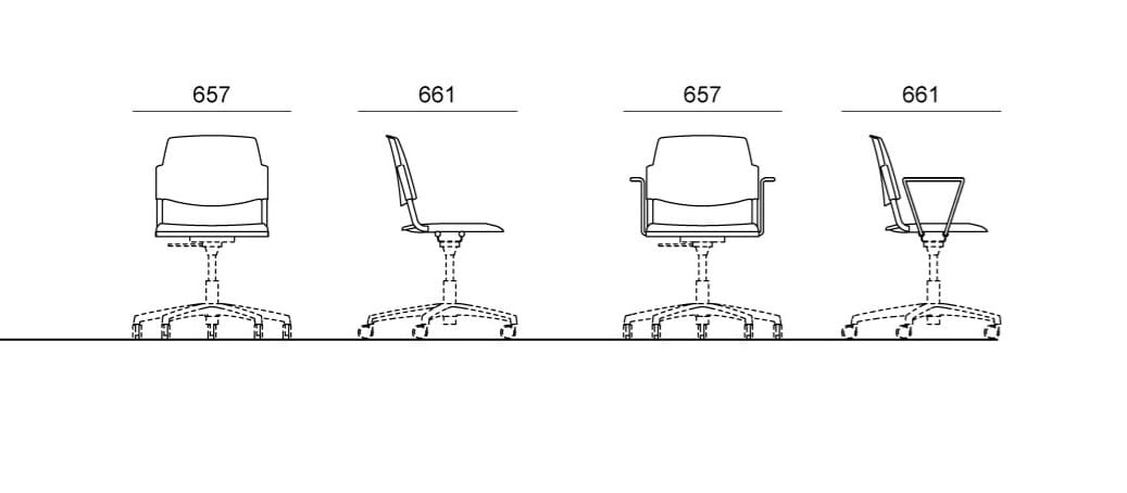 Тканевый стул Diemmebi Volée ARCH-00142706 - Вид №1