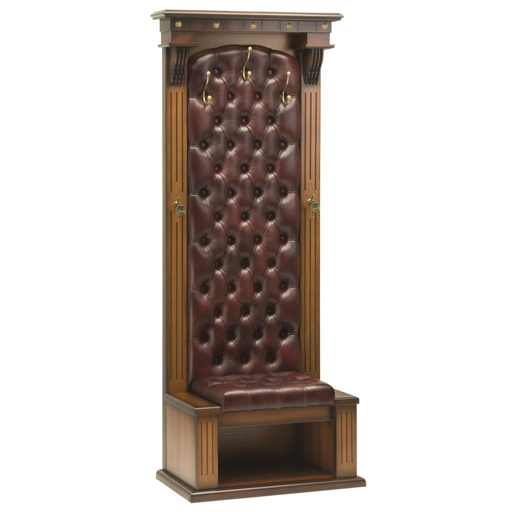 11133 Прихожая с полкой для обуви Тауэр 3 Орех Бордо 12 BOGACHO 4627138225691