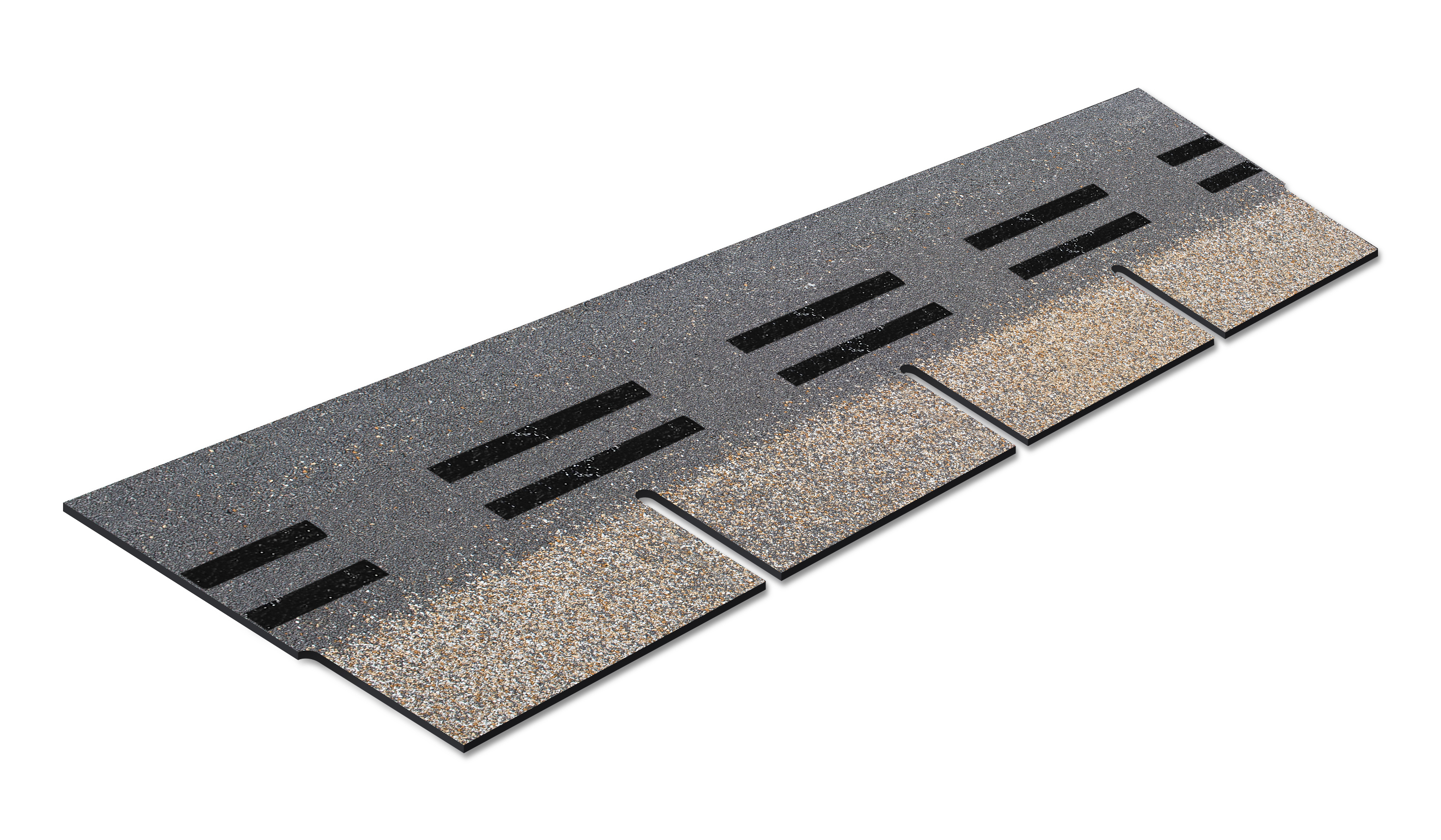 82586071 Фасадная плитка Hauberk 2.0 м² серо-бежевый STLM-0030789 ТЕХНОНИКОЛЬ  - Вид №2