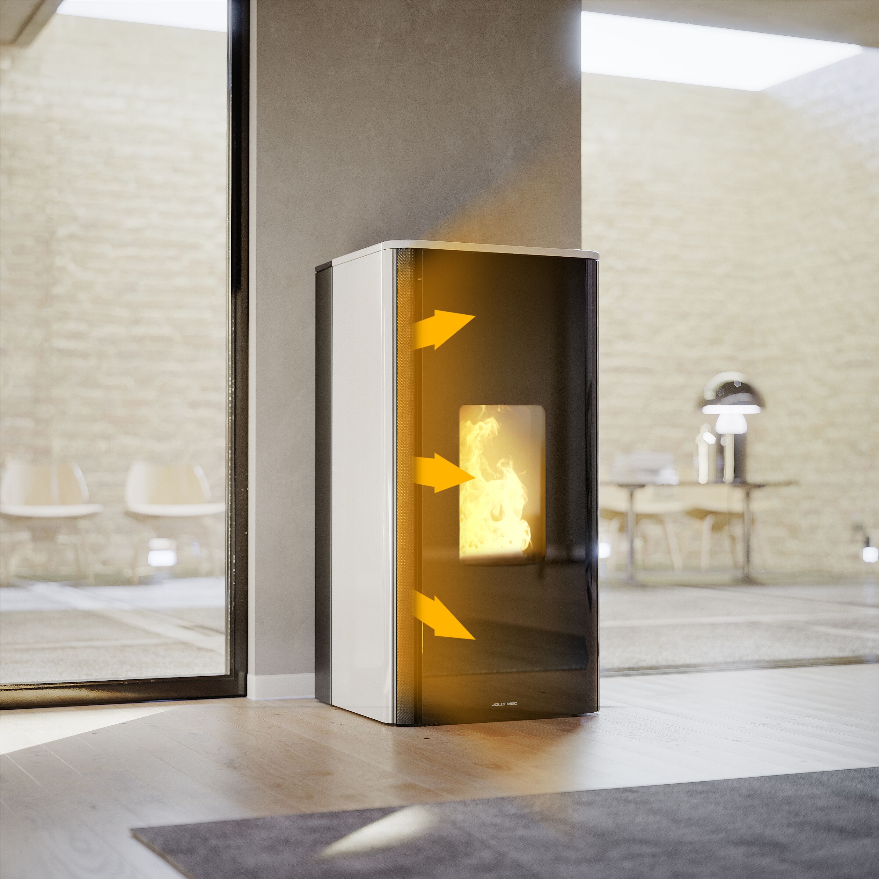 Термостафа на гранулах класса A+ Jolly Mec водяные системы ARCH-00115562 - Вид №3