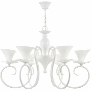 Подвесная люстра Freya Fabre FR2001-PL-06-W FREYA ДИЗАЙНЕРСКИЕ, FABRE 186259 Белый