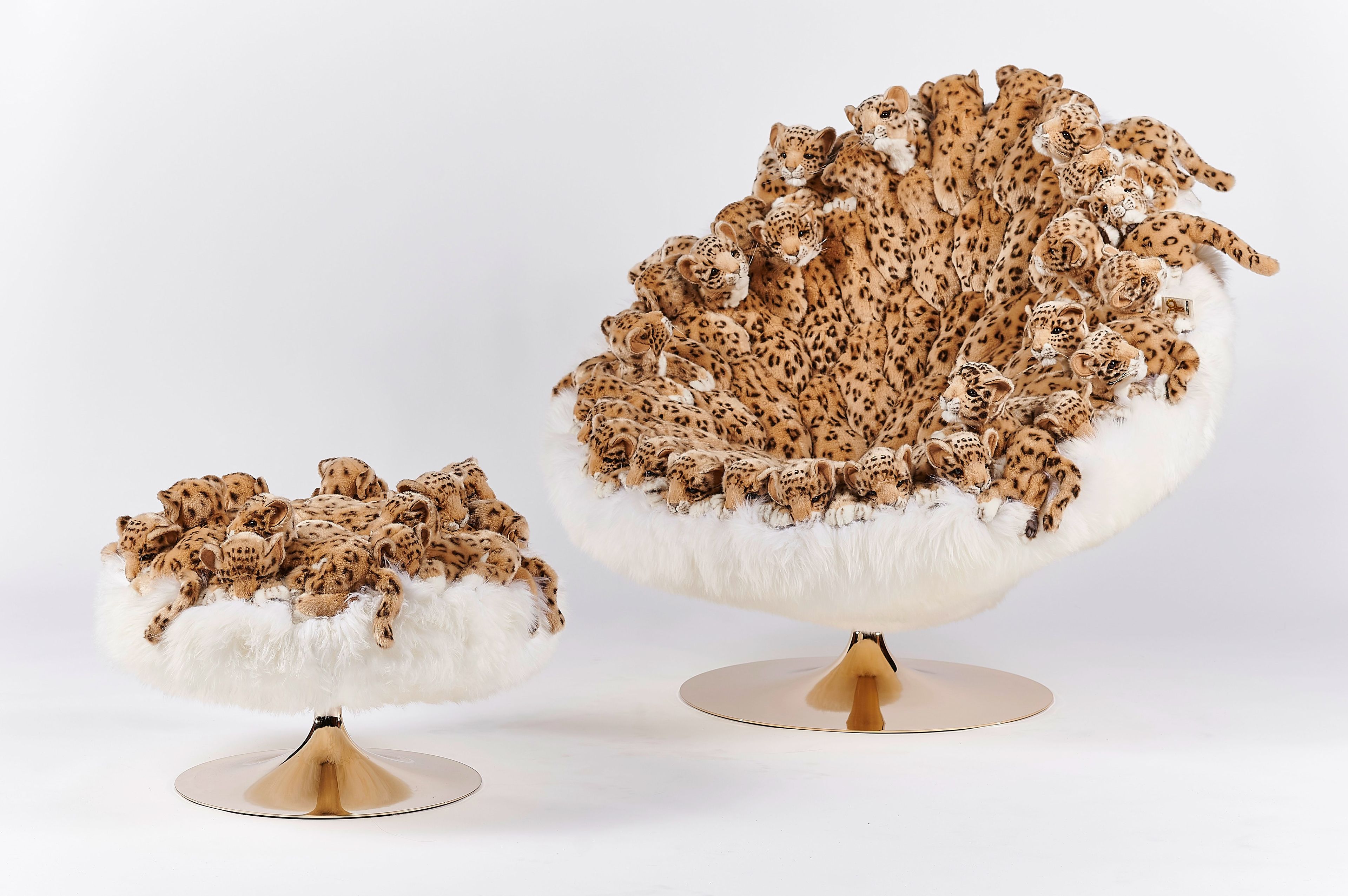 Полиэстер круглый пуф APCOLLECTION Leo ARCH-00038377 - Вид №2