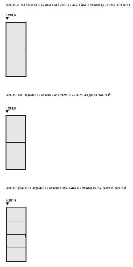 Лакированная стеклянная распашная дверь Longhi Aluminiun Chic-Doors ARCH-00087713 - Вид №2
