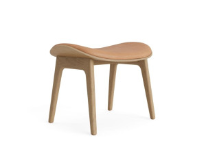 Подставка для ног из дуба и кожи