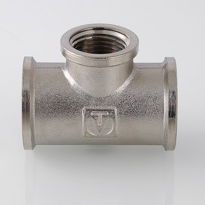 VTr.750.N.0705 Фитинг резьбовой – тройник переходной Valtec 1 1/4" х 3/4" х 1 1/4"  - Вид №8