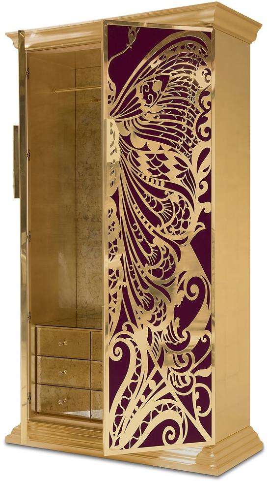 KOKET Шкаф с сусальным золотом с ящиками sun-id-1412528 - Вид №2