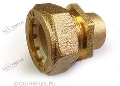 Муфта с уменьшением в.р. (мама) 20мм* 1/2 дюйма Flexible hose Россия BIC20-15