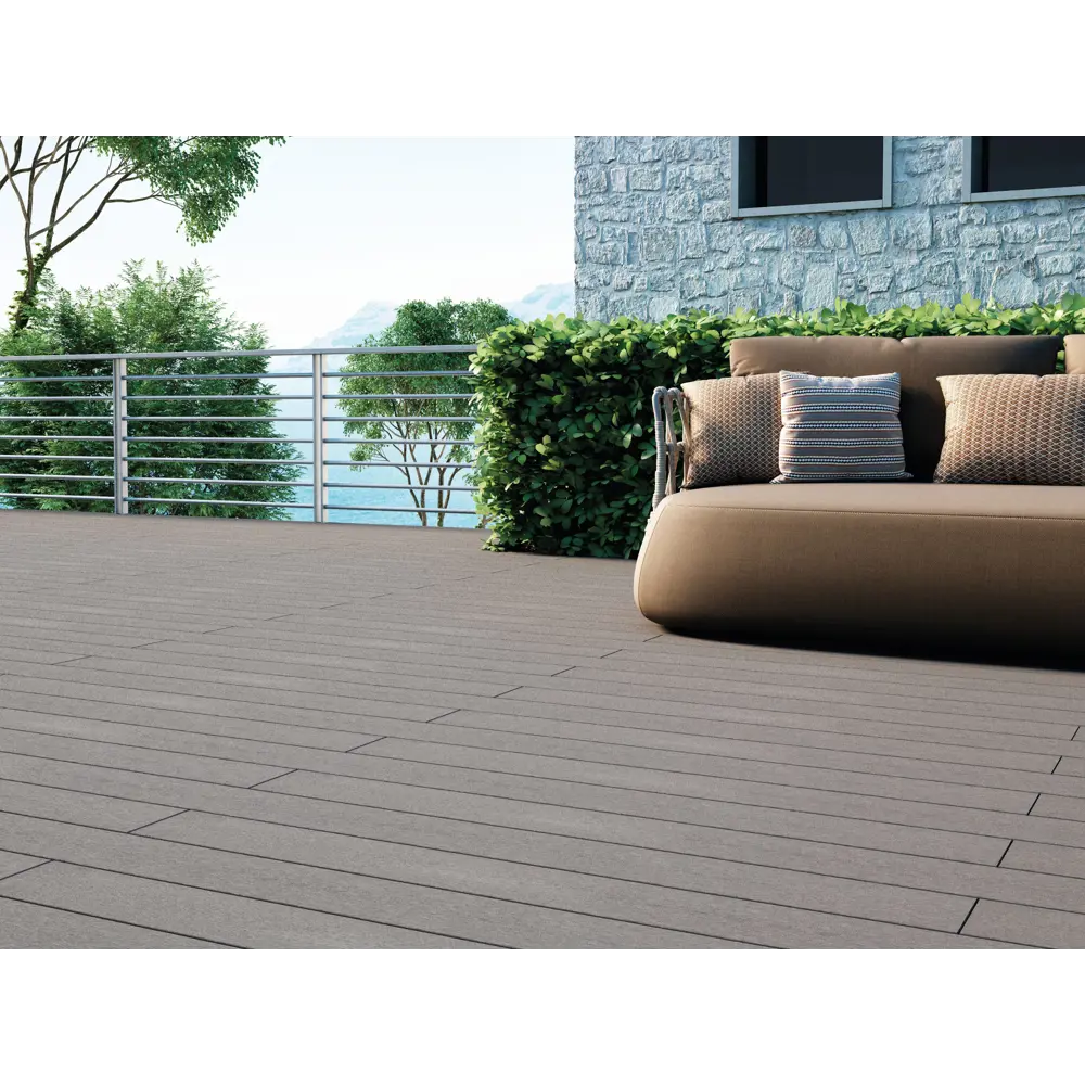 Террасная доска ДПК CM Decking Grand цвет Венге 3000x190x25 мм вельвет 0.57 м² STLM-2196740 - Вид №12