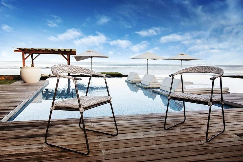 cbdesign Садовый стул из алюминия с подлокотниками Sofia N656n1 - Вид №4