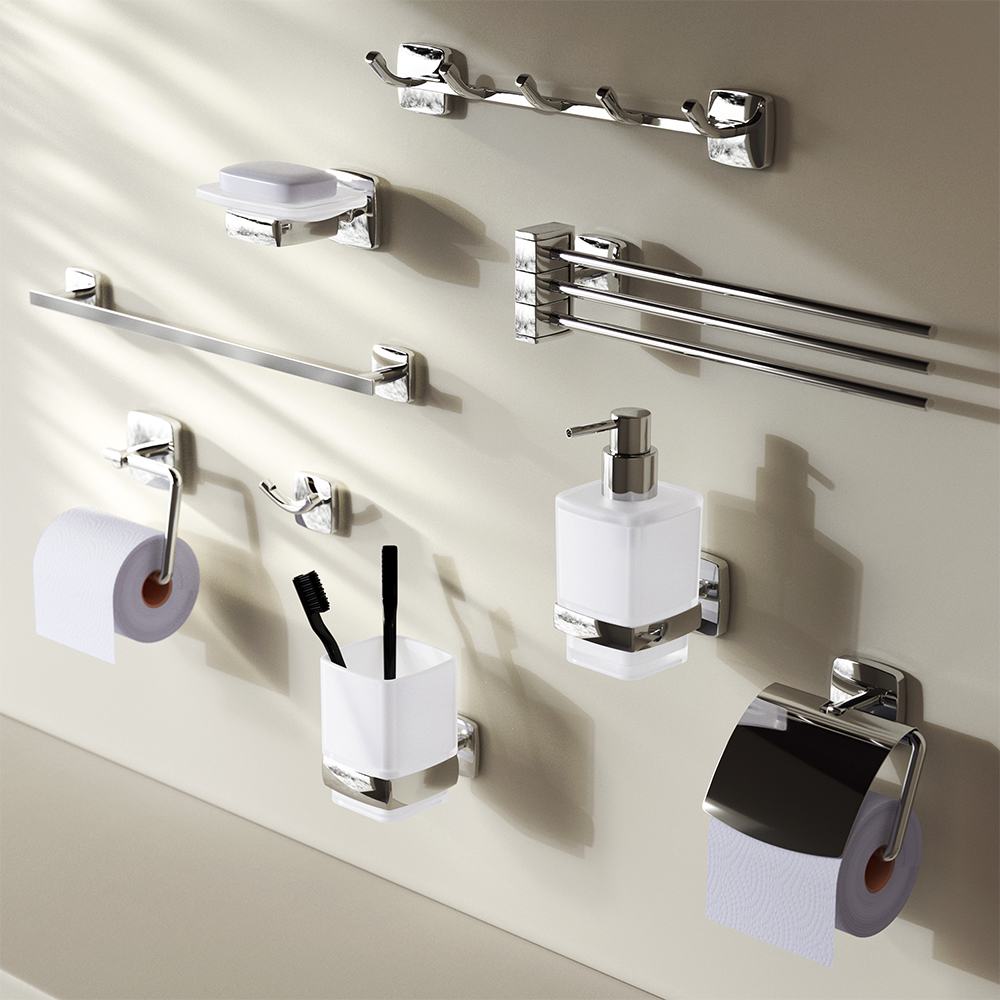 A9032700 Тройная вешалка-вертушка для полотенец AM.PM Gem - Вид №1