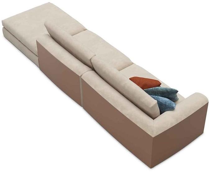 Sicis Диван из ткани с шезлонгом Cosily sun-id-1458424 - Вид №1