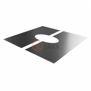 Фланец раздвижной LAVA 180, угол 45*, нерж. 439 (0,5)