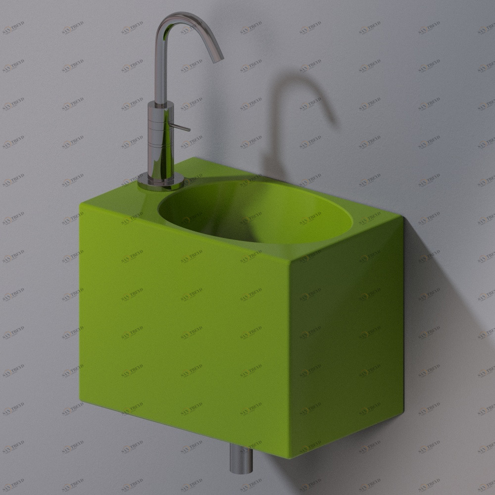 L311T0R1V1.121 Подвесная раковина настенная прямоугольная A. e T. Italia IDEA AeT ITALIA