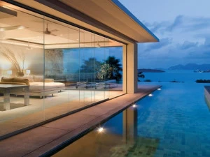 GIBUS Раздвижная стеклянная дверь из закаленного стекла