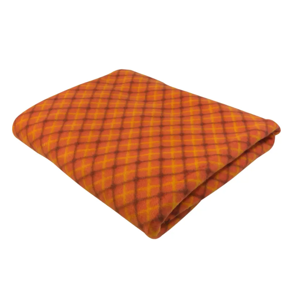 Плед Хэллоуин клетка 130х170 см флис BELEZZA STLM-2108868