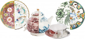 10671853 Seletti Сервиз чайный Тет-а-тет Seletti Гибрид на 2 персоны 7 предметов Фарфор