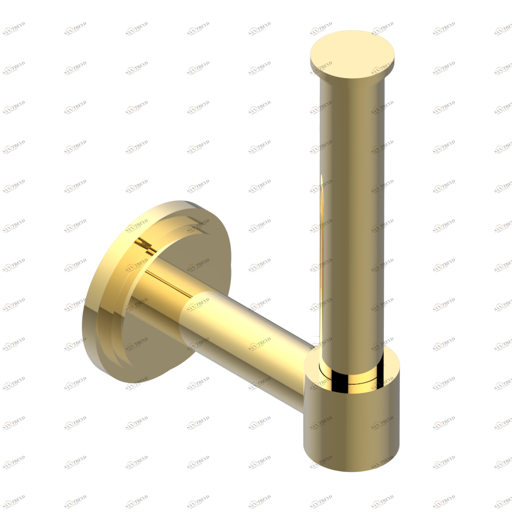 G2U-542 Бумагодержатель настенный резервный Thg-paris Faubourg metal с рукоятками Покрытие PVD золотистый цвет G2U-542 CAT.F