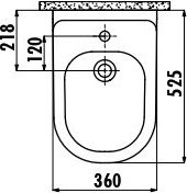 AN510-00SI00E-AK00 ANTIK Биде ЧЕРНОЕ AN510.40010 Creavit Antik  - Вид №1