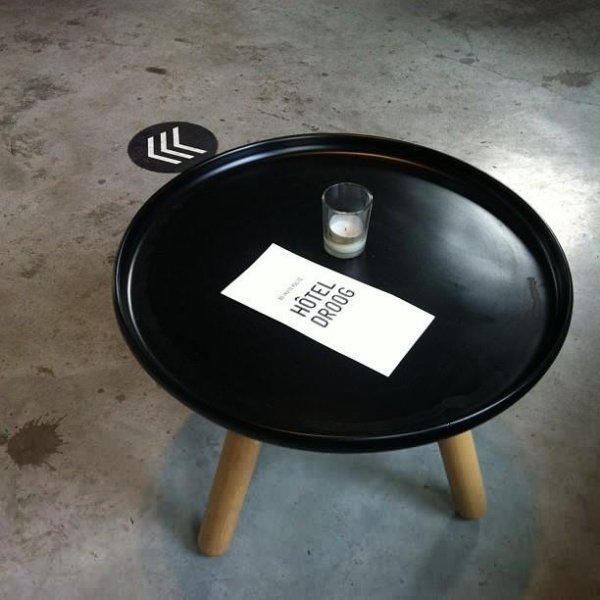 Стол Tablo большой 42 x D78 cm, черный Normann Copenhagen 602115 - Вид №1