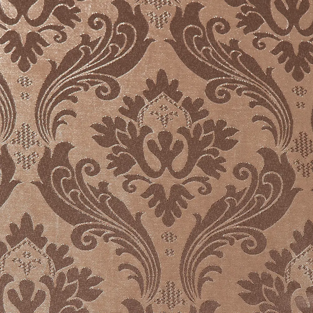 Ткань «Вензель» 1 п/м 145 см жаккард цвет коричневый ТОРГОВЫЙ ДОМ ТЕКСТИЛЬ STLM-2131530 - Вид №2