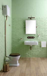 Керамический туалет с внешней кассетой