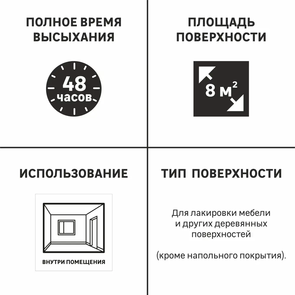 LUXENS Акриловый лак для деревянных стен и потолков белый полуглянцевый 0.9 л 82607763 STLM-0031393 - Вид №3