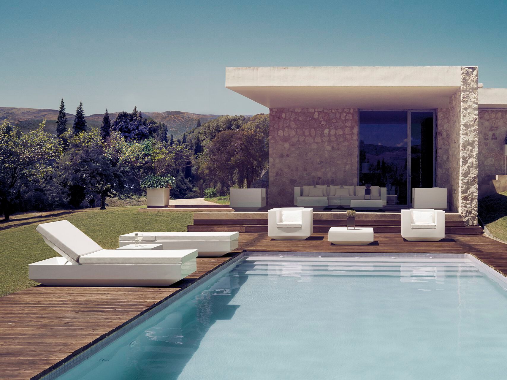 Поли лежак Садовая кровать Vondom Парусный спорт ARCH-00150770 - Вид №1