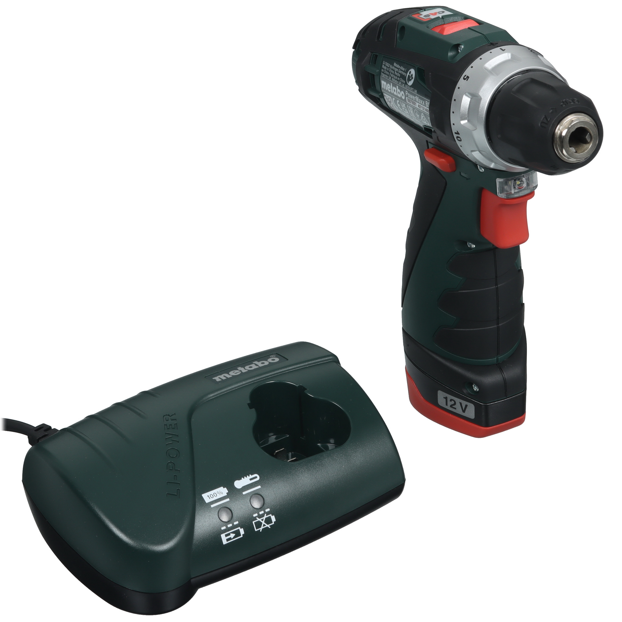 Дрель-шуруповерт Metabo PowerMaxx BS 10.8/12V 5454587 STDN-0082067 - Вид №1