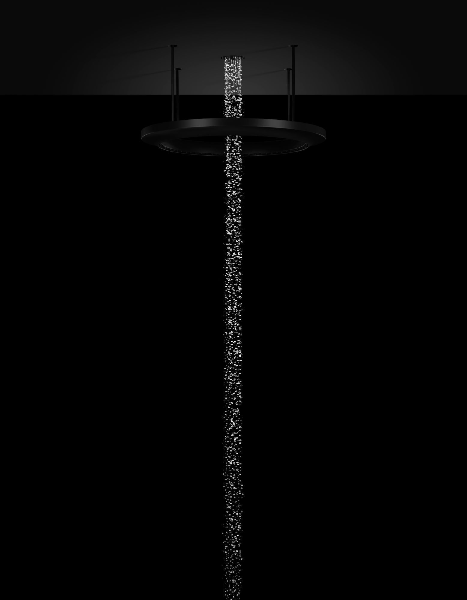 Круглая потолочная душевая головка с 3 струями DornBracht AQUAHALO ARCH-00016314 - Вид №5