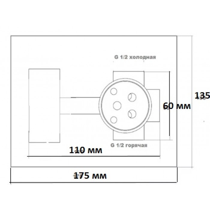 Смеситель встраиваемый для биде Zorg A 116 BD SL Смеситель для кухни Zorg  - Вид №2