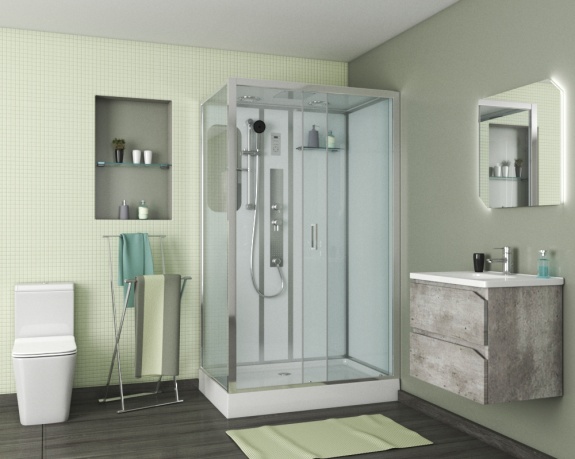 Душевая кабина NG-6012GQL (1200х800х2100) Santreyd NG-6012-01GQL - Вид №1